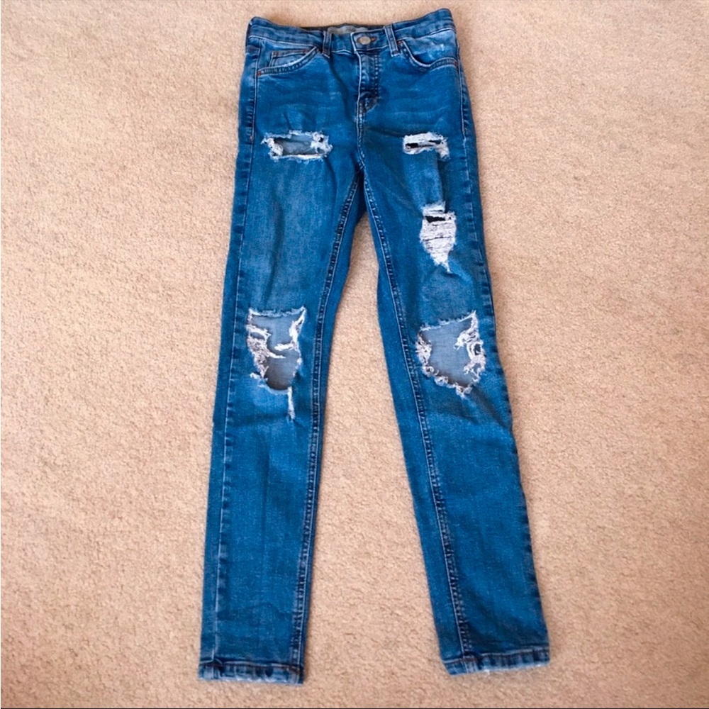 Topshop JAMIE Moto Jean